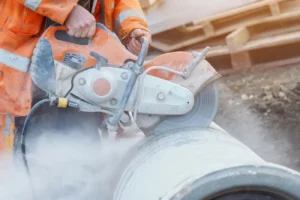 Przecinarka do betonu w praktyce budowlanej – jak dobrać sprzęt, który realnie zwiększa precyzję i tempo pracy? 3 Depositphotos 747725544 XL